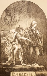 Richard III, 1890 (lito) by English School