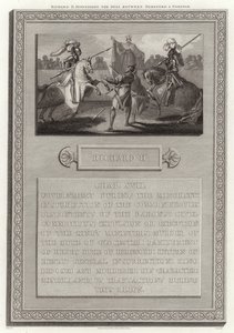 Richard II, Hereford ve Norfolk arasındaki Düelloyu Askıya Aldı by English School