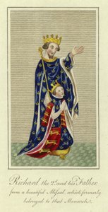 Richard II ve babası by English School