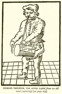Richard Tarleton, Oyuncu by English School