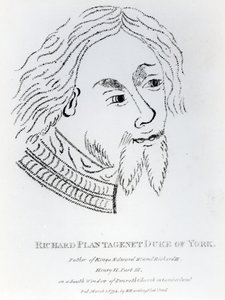 York Richard, 3 Duke of York, 1792 yılında yayınlandı (gravür) by English School
