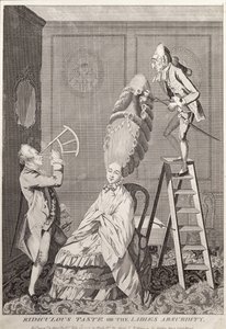 Saçma Tat ya da Bayan Saçma, pub. A. Darly, Londra, 1771 by English School
