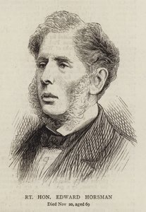 Sayın Edward Horsman (gravür) by English School