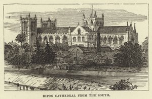 Güneyden Ripon Katedrali by English School