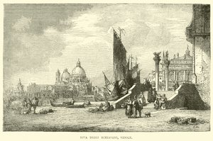 Riva Degli Schiavoni, Venedik by English School