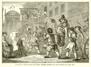 Fleet Sokağındaki Rumpları Kavurmak by English School