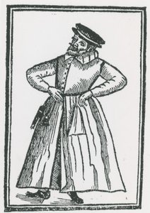 Robert Armin (1563-1615), oyuncu by English School