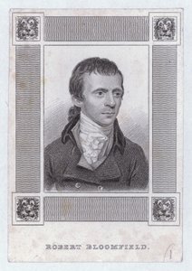 Robert Bloomfield, İngiliz şair (gravür) by English School