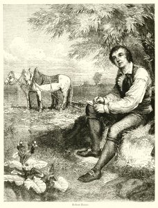 Robert Burns (gravür) by English School