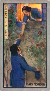 Robert Burns: Mary Morison (renkli taş baskı) by English School