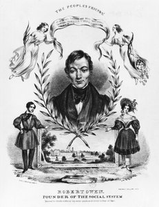 Robert Owen (1771-1858) by English School