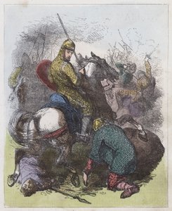 Robert Babasının Bağışlanmasını diler (renkli gravür) by English School