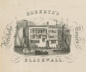 Roberts Enginar Tavern, Blackwall, Londra by English School