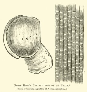 Robin Hoods Şapkası ve Sandalyesinin bir parçası by English School