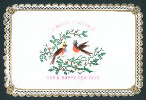 Robins şapka takıyor, Noel Kartı by English School