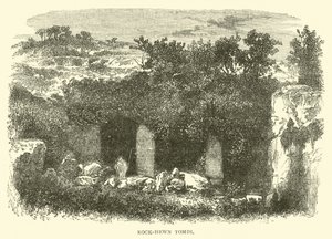 kayaya oyulmuş mezarlar by English School