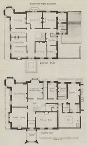 Rockhurst, Batı Hoathley (gravür) by English School
