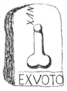 Antonine Duvarı'ndaki İskoçya'daki Westerwood Kalesi'nden Roma Ex Voto anıtı by English School
