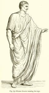 Toga giyen Romalı Senatör by English School