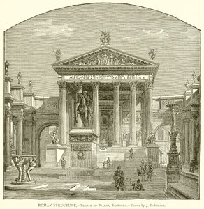 Roma Yapısı.--Pallas Tapınağı, Restore Edildi by English School