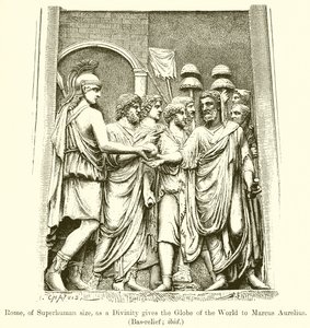 İnsanüstü Boyutta Roma, bir İlahiyat olarak Dünya Küresini Marcus Aurelius
