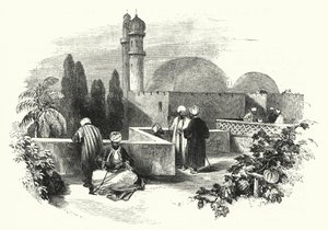 Çatı terası (gravür) by English School