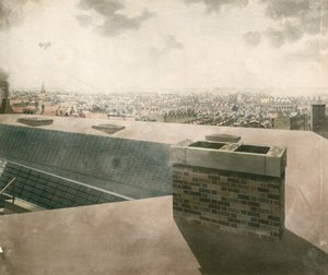 Londra'nın çatıdan görünümü by English School