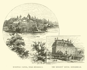 Stockholm yakınlarındaki Rosendal Kalesi; Şövalyeler Evi, Riddarholm by English School