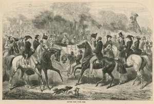 Rotten Row, Hyde Park, Londra by English School