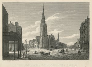 Rowland Hills Şapeli ve Okullar, Westminster Bridge Road, Lambeth by English School