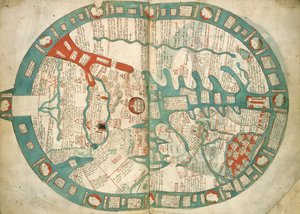 Royal 14 C IX ff.1v-2 Büyük Mappa Mundi, 