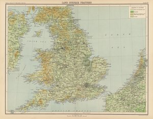Royal Atlas, c 1900: Kara Yüzey Özellikleri (renkli taş) by English School