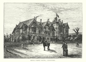 Royal Forest Hotel, Chingford (gravür) by English School