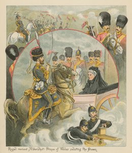 Royal Review-Aldershot-Galler Prensi Kraliçe