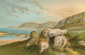 Rozel Bay ve Druidical Kalıntıları - Jersey by English School