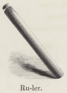 Cetvel (gravür) by English School