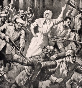 Rus hemşire Mira Miksailovitch Ivanoff, 1915