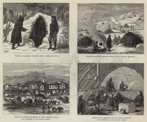 Rus Türk Savaşı (gravür) by English School
