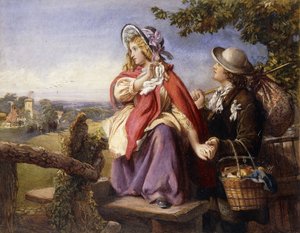 Tarz Aşan Rustik Aşıklar, 1860 dolayları by English School