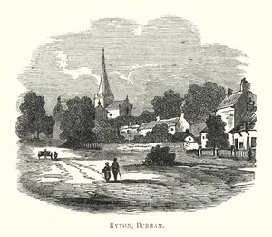 Ryton, Durham (gravür) by English School