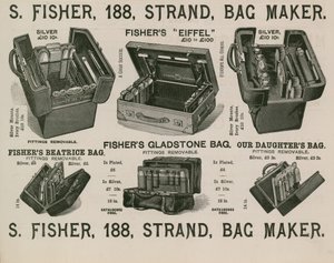 S Fisher, 188 Strand, Çanta Yapıcı by English School