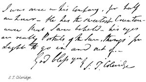 S T Coleridge by English School