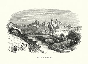 Salamanca (gravür) by English School