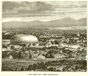Tabernacle ile Salt Lake City, by English School