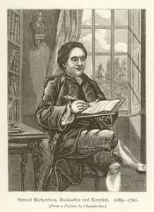 Samuel Richardson, Kitapçı ve Romancı by English School