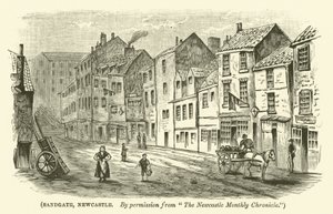 Sandgate, Newcastle (gravür) by English School