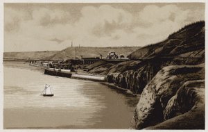Sandsend (taş baskı) by English School