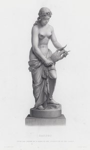Sappho (gravür) by English School