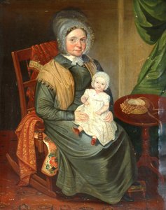 Çocuklu Sarah Barrett by English School