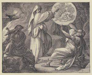 Saul (gravür) by English School